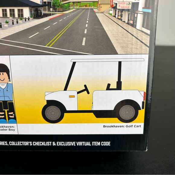 Roblox Brookhaven Golf Cart Figure Set With Exclusive Virtual Item - Picture 12 of 16